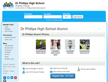 Tablet Screenshot of drphillipshighschool.org